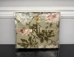 Vintage Ralph Lauren Yorkshire Rose Floral Sage King Flat Sheet Cotton Sateen. Fixed Price $450.00.