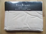 19X/VINTAGE Ralph Lauren Twin Flat Sheet/new Package/avery Cream!. Fixed Price $79.95.