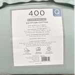 Hotel Signature Sateen Egyptian Cotton Sheet Set Queen Light Green 400TC 6-PIECE. Fixed Price $39.99.