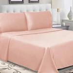 300 Thread Count 100% Cotton Percale Bed Solid Deep Pocket Set. Fixed Price $95.00.