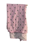 Tommy Hilfiger Twin Flat Sheet Cotton Pink Green Palm Tree Preppy Stripe Gingham. Fixed Price $19.50.