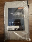 Simply Vera Wang 800 Thread Count Standard Pillowcase Set Gray Stripe New. Fixed Price $34.99.