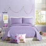 2PC Twin Coty Kids' Quilt Set Purple - Urban Playground. Fixed Price $13.99.