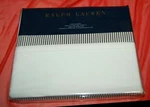 Nib Ralph Lauren Archival Collection King Bed Flat Sheet Onyx Stripe $185. Fixed Price $39.99.