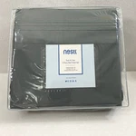 Nestl Bed Sheet Set Twin Xl Charcoal Stone Gray 3 Piece Microfiber Soft College. Fixed Price $23.27.