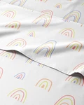 Kids Full Size Rainbow Bed - 4 Piece Set Cartoon .... Fixed Price $49.02.
