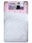 Disney Frozen Full Set Anna & Elsa Microfiber Bed Sheets, Pink Purple. Fixed Price $31.88.