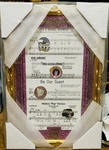 Disney Imagination Gala Music Sheet It Small World Framed Pin Set Le Htf. Fixed Price $1588.00.