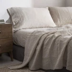 Simple&opulence 100% Pure Linen Sheet Set Twin Size, Natural French Flax Soli.... Fixed Price $132.58.