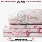 Company Kids Fancy Unicorns Organic Cotton Percale Sheet Set Twin. Fixed Price $41.49.