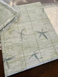 New Nip Calvin Klein Standard 100% Cotton Pillow Sham Bamboo Floral Green Grid. Fixed Price $49.99.