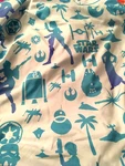 Star Wars Lucas Films Twin Fitted Sheet White Polyester Jay Franco. Fixed Price $7.95.