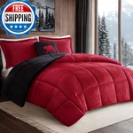Woolrich John & Bros. Reversible Comforter Set Ultra Soft Plush. Fixed Price $166.23.