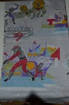 Vintage 1986 Lazertag Sheet Set With Pillowcase By Worlds Of Wonder. Fixed Price $68.99.