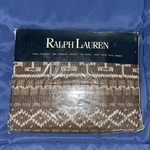 New Ralph Lauren Nazomi Peak Neutral One Twin Flat Sheet. Fixed Price $74.99.