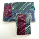 Vintage Jg Hook Fieldcrest Mills Flat Sheet & 2 Pillowcases Nautical Usa Nos. Fixed Price $24.99.