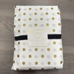 Pottery Barn Teen Emily & Meritt Metallic Dottie Sheet Set Full/double New Nwt. Fixed Price $79.99.