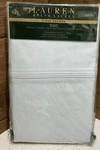 Ralph Lauren Pillowcases T-500 Thread Count Cotton Sateen Light Blue- Standard. Fixed Price $79.95.