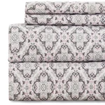 Kacemoo King Set 4PC Printed Beige Floral Pattern Boho. Fixed Price $44.78.