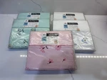 Vintage Sears Harmony House Lazy Daisy Pattern Percale Twin Sheets - Lot Of Five. Fixed Price $89.99.