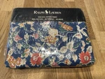 Vtg Ralph Lauren Jardin Blue Floral Full Fitted Bed Sheet French Country Cottage. Fixed Price $55.00.