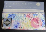 Vintage 1993 Eileen West Utica King Sheet Set Paintbrush Multi Floral 4PC Cotten. Fixed Price $150.00.
