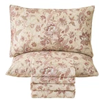 Golden Floral Bed King Size Set 100% Cotton Satin Weave 4PCS, Lu.... Fixed Price $137.27.