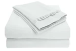 Marwah 4 Piece Sheet Set White King Size 15" Pocket. Fixed Price $24.99.