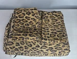 Vtg Ralph Lauren Aragon Leopard Queen Sheet Set 4PC Made Usa Scent Free Mint. Fixed Price $345.00.