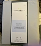 Threshold Twinxl 500 Thread Count Tri-ease Light Gray Sheet Set Flat/fitted/case. Fixed Price $10.50.