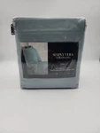 Simply Vera Wang King Sz 4 Pc 800 Tc Egyptian Cotton Sheet Set Arona Blue -new. Fixed Price $145.99.
