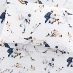 Pottery Barn Kids Baseball Twin Size Sheet Set Vintage Sports Organic Cotton. Fixed Price $57.99.