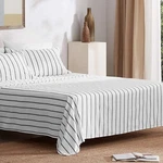 Striped Sheet Set Queen Size 4 Piece - Double Brushed Microfiber Super Soft B.... Fixed Price $39.53.