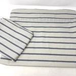 2 Lauren Ralph Pillowcases Villa Martine Cream Blue Bar Stripe Standard. Fixed Price $53.33.