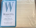3 Pc Wamsutta Twin Xl Sheet Set 100% Cotton 220 Tc Daisy Yellow New. Fixed Price $26.99.