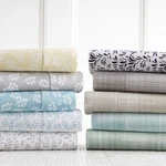Premium 4 Pc Printed And Brushed Bed Sheet Set By Kaycie Gray Home. Fixed Price $55.99.