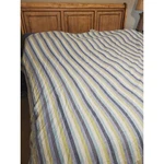 The Company Store Duvet Cover 100% Linen Beachy Striped Natural Fiber King. Fixed Price $44.99.