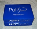 Pair Of Authentic Puffy Natural 100% Bamboo Gray Twin Xl Bed Flat Sheet Only New. Fixed Price $75.00.