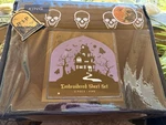 Artisan 34 Home Halloween Embroidered King Sheet Set Black With Skulls Nwt. Fixed Price $48.00.