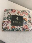 Ralph Lauren Allison Multi Floral Ruffled Twin Flat Sheet 100% Cotton New. Fixed Price $68.00.