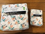 Mainstays Soft Microfiber 4 Piece Full Sheet Set, + King Sz Pillow Cases. Fixed Price $25.00.