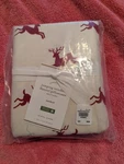 Nwt Pottery Barn Jumping Reindeer 2 Pillowcases-standard Flannel. Fixed Price $24.99.