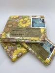 Vintage Aloha Stay Fresh By Cannon Mills 1970S Full Bed Set Nos. Fixed Price $77.98.