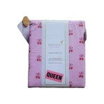 Papyrus Queen Bedsheet Set Cherry Coquette Pink Red Cherries Bows 100% Cotton. Fixed Price $59.95.