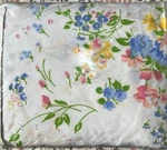 Vtg New Cannon Monticello Twin Sheet Set Iron Floral Hillary Made Usa Nos. Fixed Price $24.80.