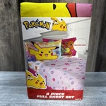 Kids Bedding Set 4-PIECE Pokemon Full Size Sheet Pickachu Charmander. Fixed Price $13.96.