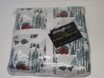 Eddie Bauer Tree Farm Patterned Heavyweight Flannel Twin Sheet Set. Fixed Price $38.99.