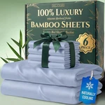 Decolure 100 Viscose Derived From Bamboo Sheets Queen Size 6PCS - Ultra Soft. Fixed Price $125.36.