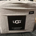 Ugg Queen Sheet Set Of 4 Cotton Flannel Heather Gray 90 X102 Oeko-tex New. Fixed Price $225.00.