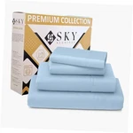 100% Cotton Sheets Piece - 400 Thread Count Sateen Weave Rv King Light Blue. Fixed Price $96.14.